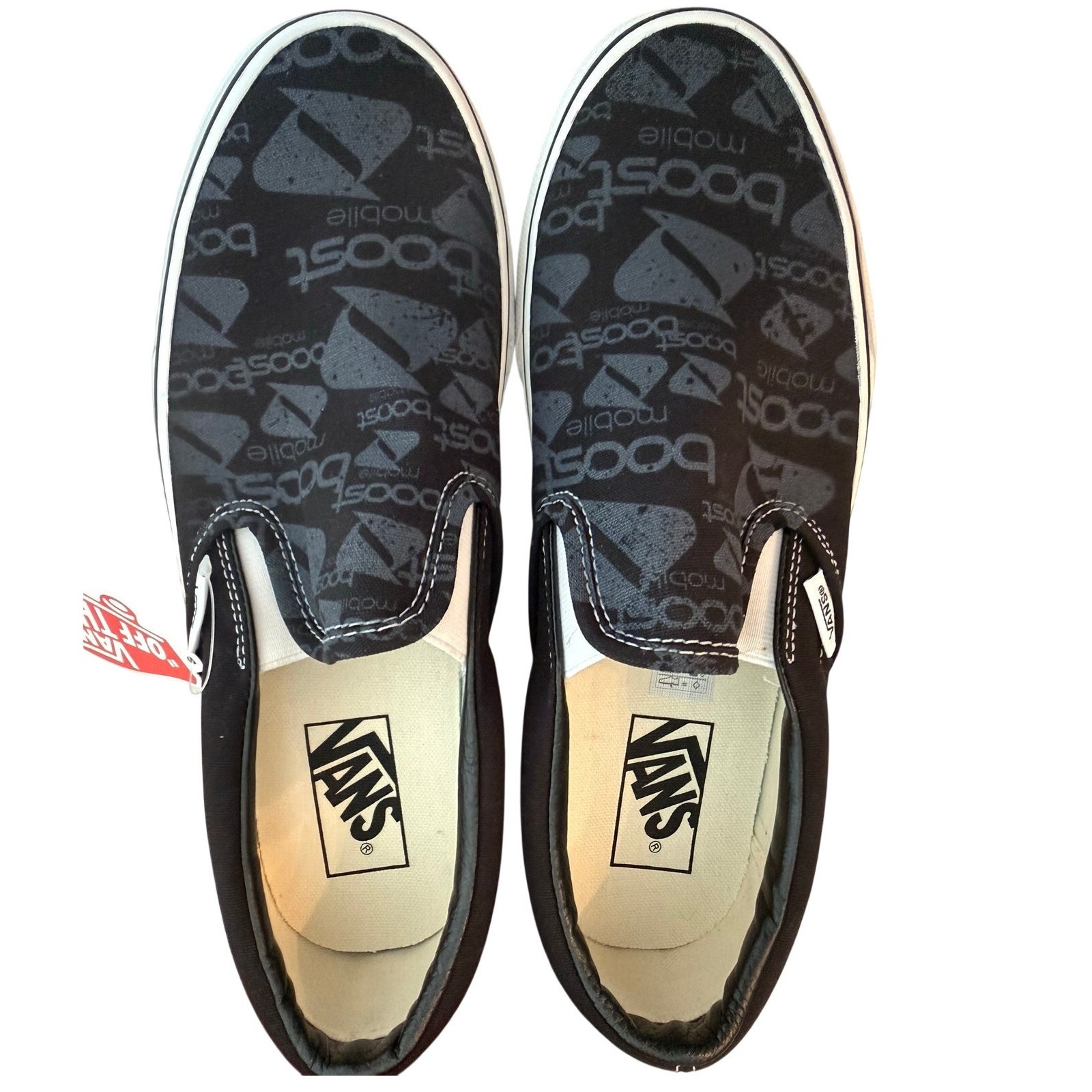 Vans Boost Mobile Sneakers Men 75 Women 9 Black Skateboarding Streetwear Y2k